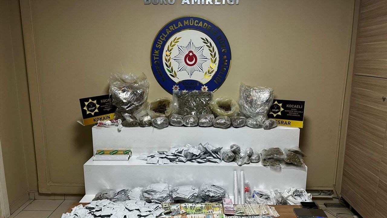 Kocaeli Gebze Uyuşturucu Operasyonunda 3 Şüpheli Tutuklandı