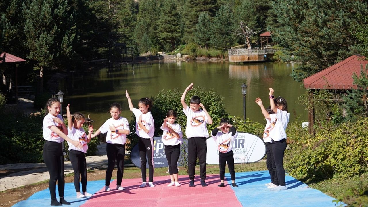 Limni Gölü'nde Cimnastik Etkinliği — Avrupa Spor Haftası, Gümüşhane