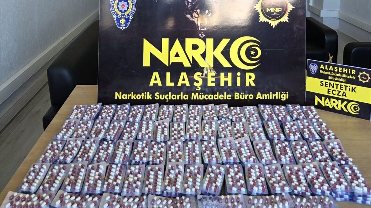Manisa Alaşehir'de 4 bin 191 sentetik ecza ele geçirildi: 1 kişi tutuklandı