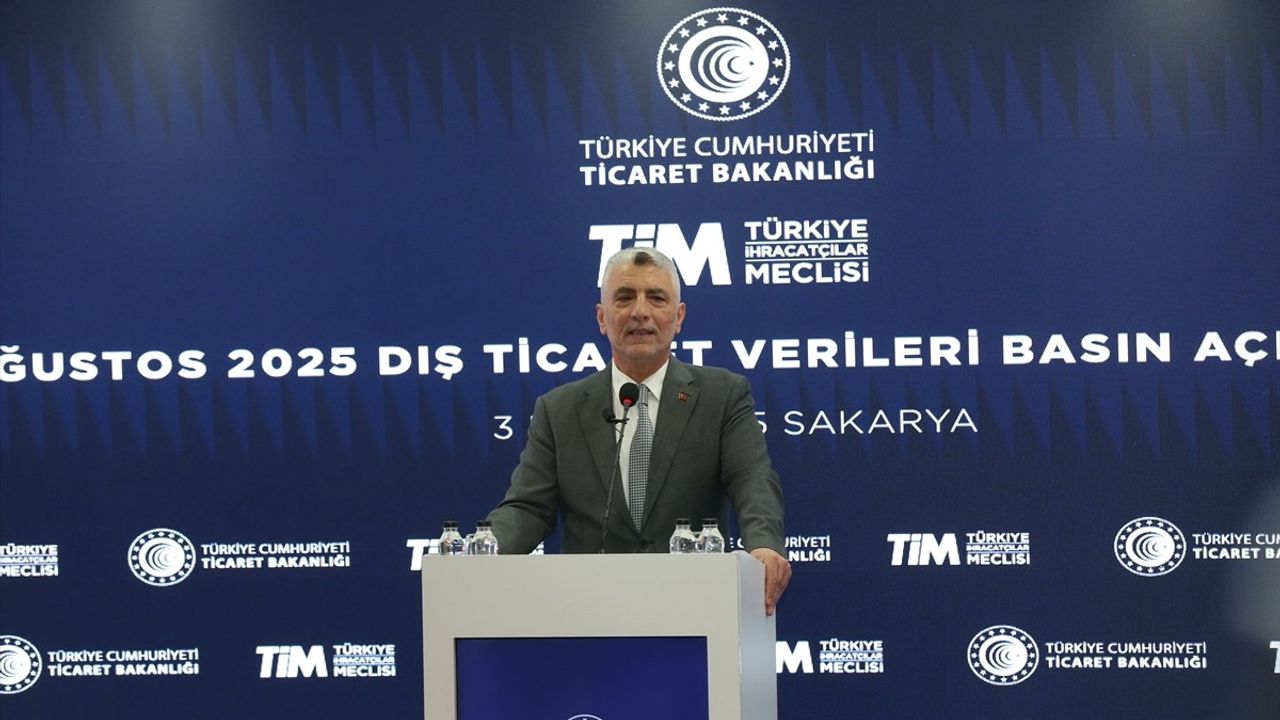 Ömer Bolat: Ağustos İhracatı 21,8 Milyar Dolar, Dış Ticaret Açığı Azaldı