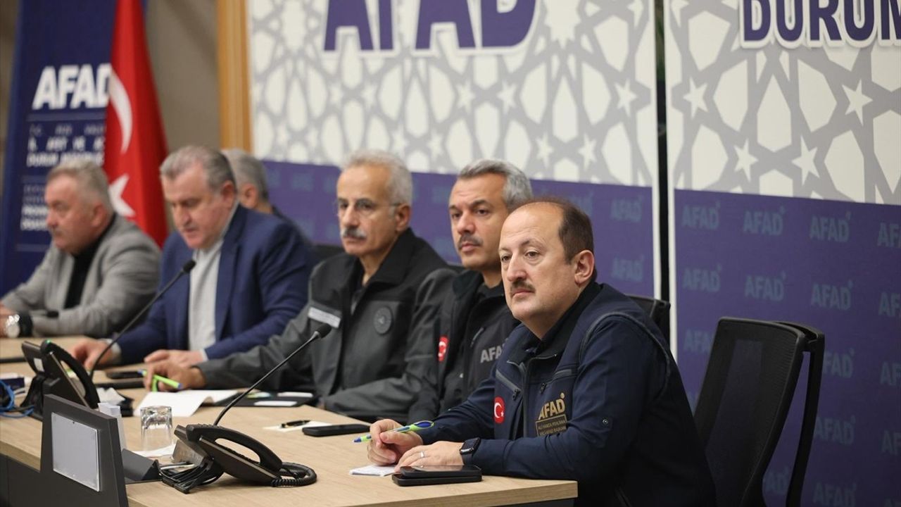 Rize'de Sel ve Taşkınlar İçin AFAD Koordinasyon Toplantısı