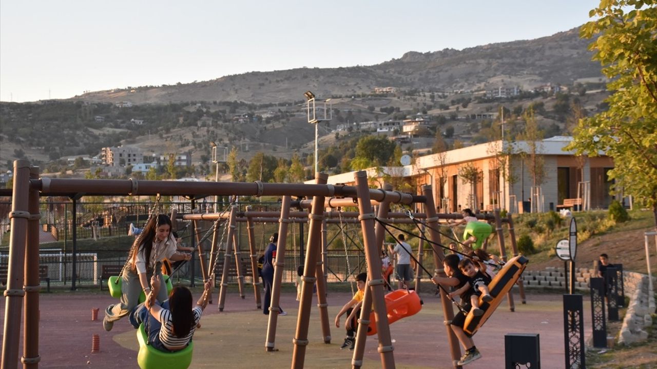 Şırnak'ta Millet Bahçesi şehrin yeni uğrak noktası