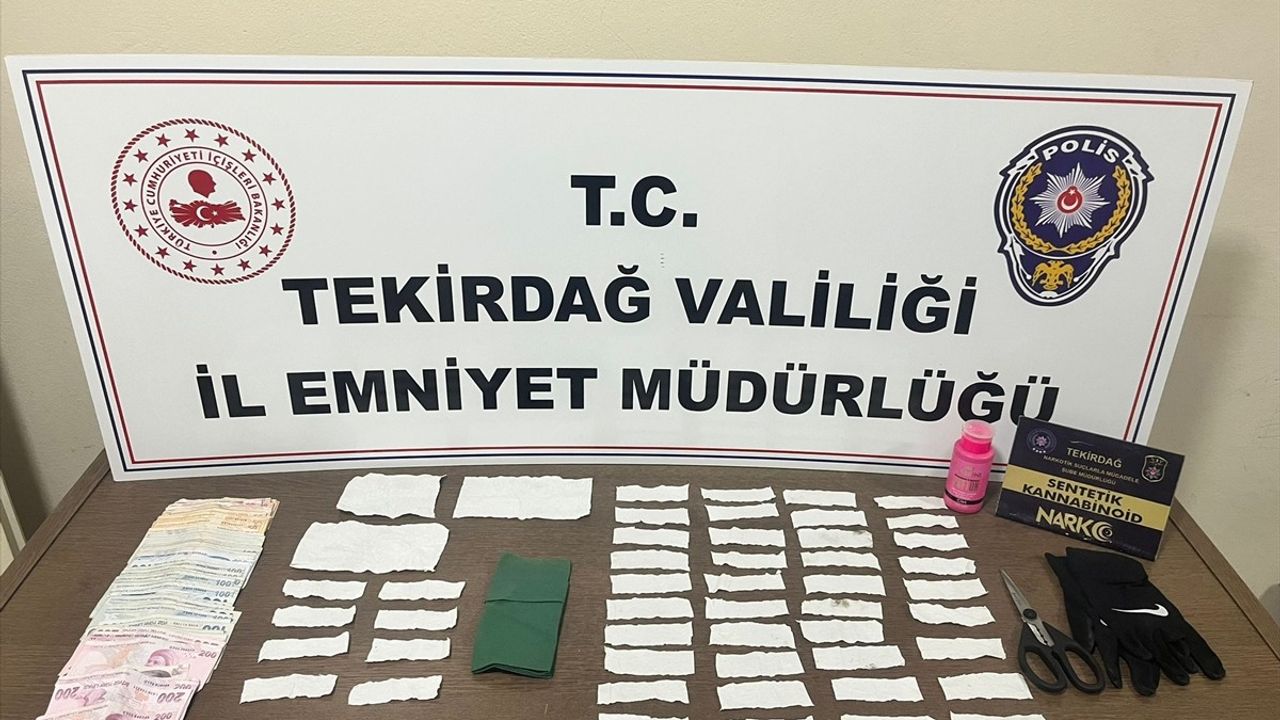 Tekirdağ'da Uyuşturucu Operasyonu: 10 Şüpheli Tutuklandı