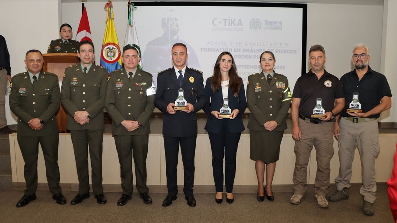 TİKA'dan Kolombiya'da "Kamu Düzeni Risk Analizi Eğitimi" tamamlandı