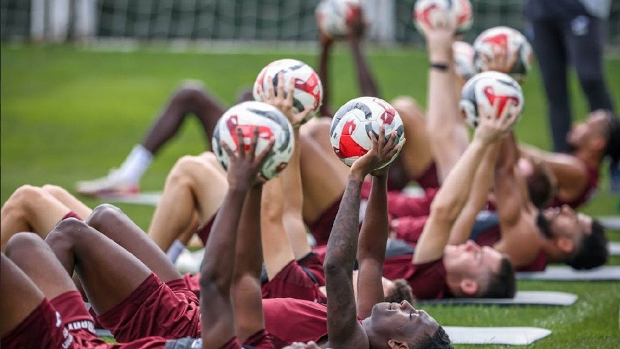 Trabzonspor, Fenerbahçe Hazırlıklarını Çift İdmanla Sürdürdü