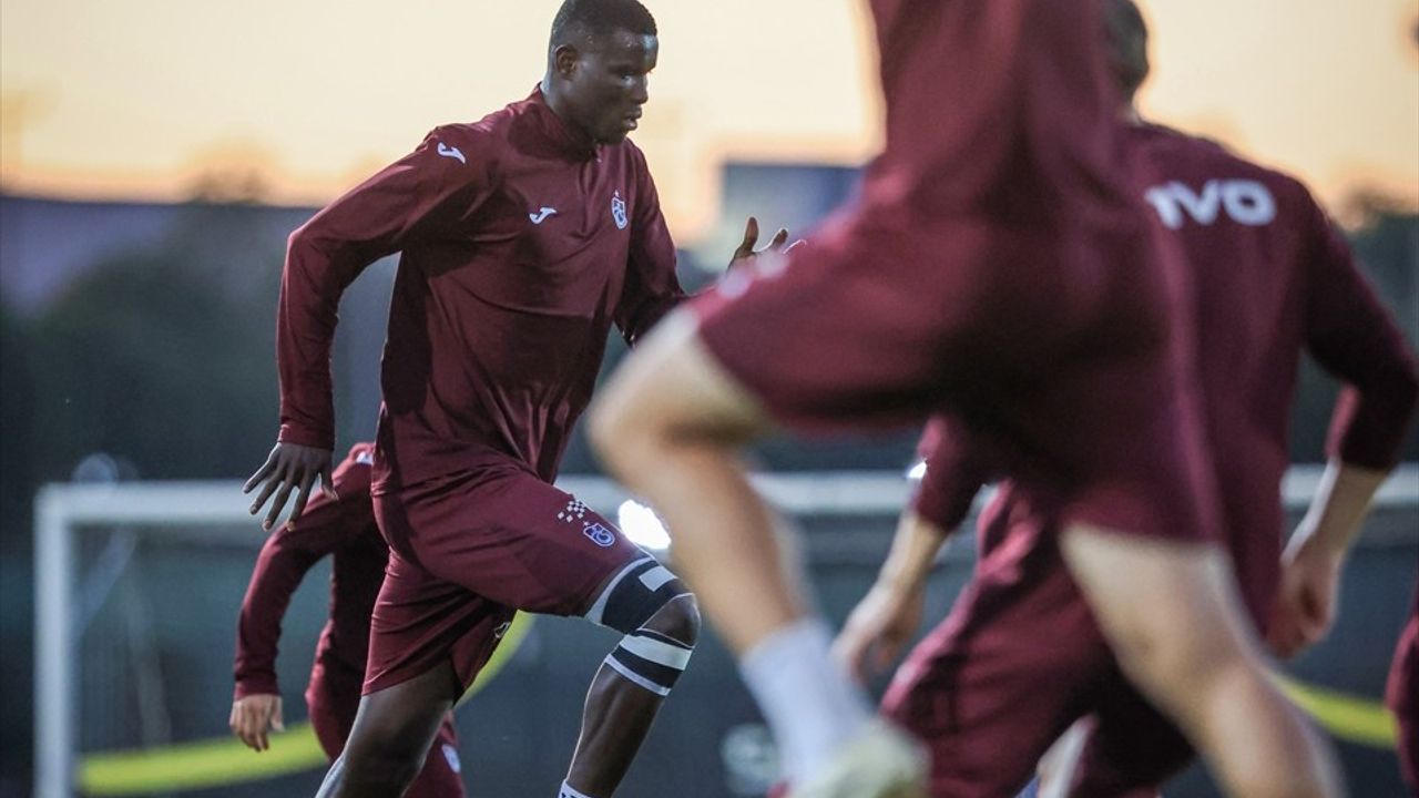 Trabzonspor, Karagümrük Maçı Öncesi Hazırlıklarını Sürdürdü