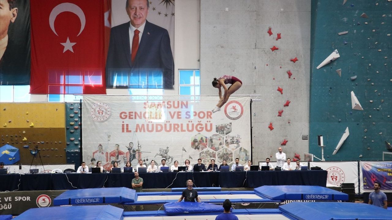 Trampolin Türkiye Şampiyonası Samsun'da Sona Erdi