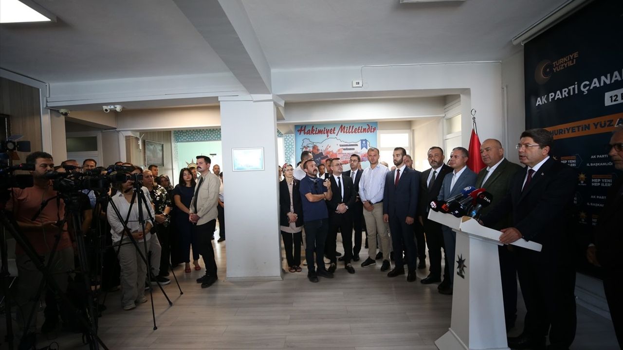 Tunç: Terörsüz Türkiye, Yeni Anayasa ve Milli Dayanışma Süreci