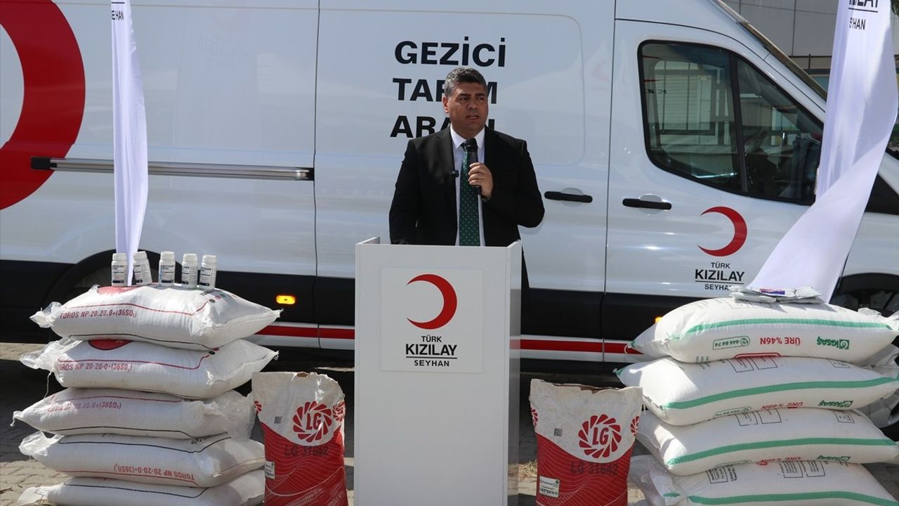 Türk Kızılay'dan Adana'da 200 Küçük Üreticiye Tarımsal Destek