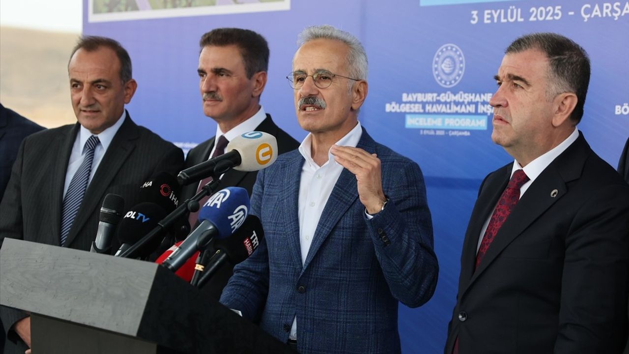 Uraloğlu: Bayburt-Gümüşhane Havalimanı altyapısı tamamlandı — 2026 hedefi