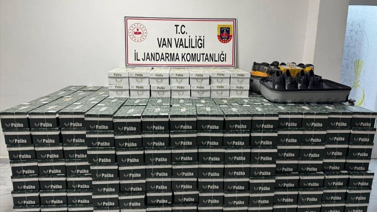 Van'da gümrük kaçağı 799 çift ayakkabı ele geçirildi, 1 gözaltı