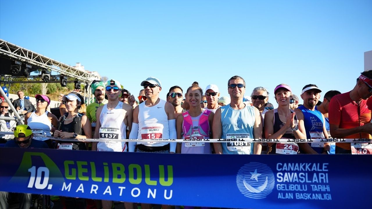 10. Uluslararası Gelibolu Maratonu'nda Öztan Velipaşalar Birinci