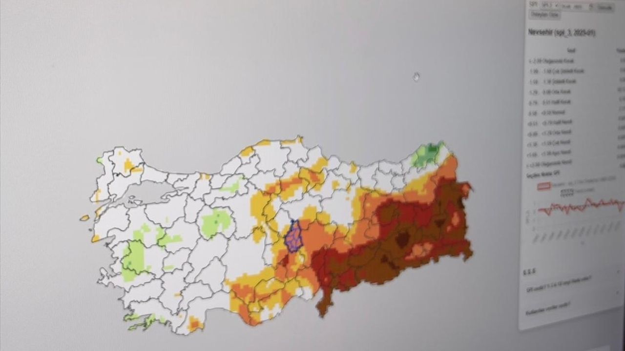 1990-2025 Türkiye Kuraklık Haritası: Alkazar'dan İnteraktif Platform