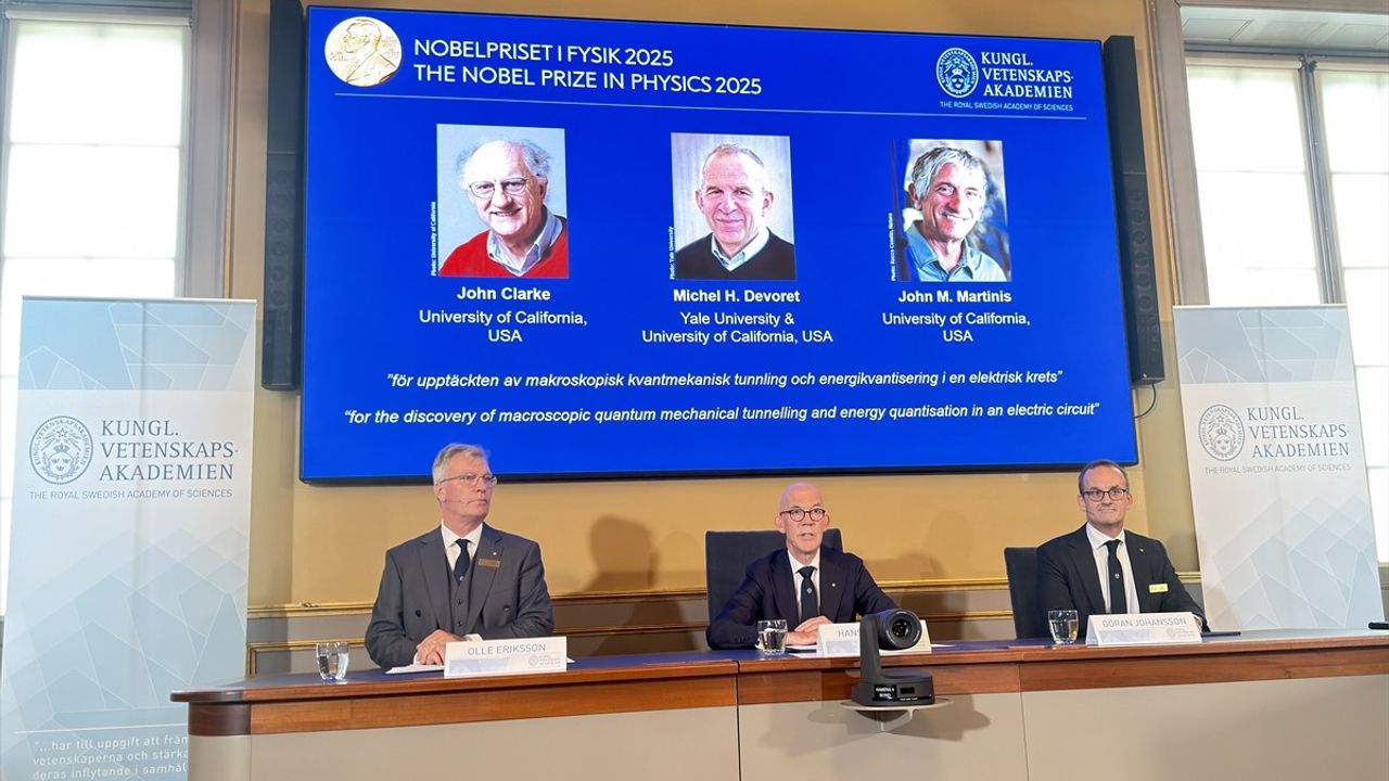 2025 Nobel Fizik Ödülü: John Clarke, Michel Devoret ve John Martinis kazandı