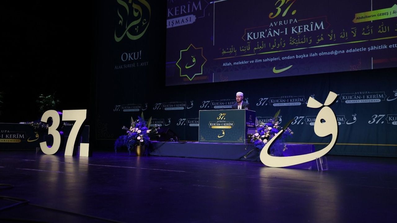 37. Avrupa Kur'an-ı Kerim Tilavet Yarışması Bielefeld'de