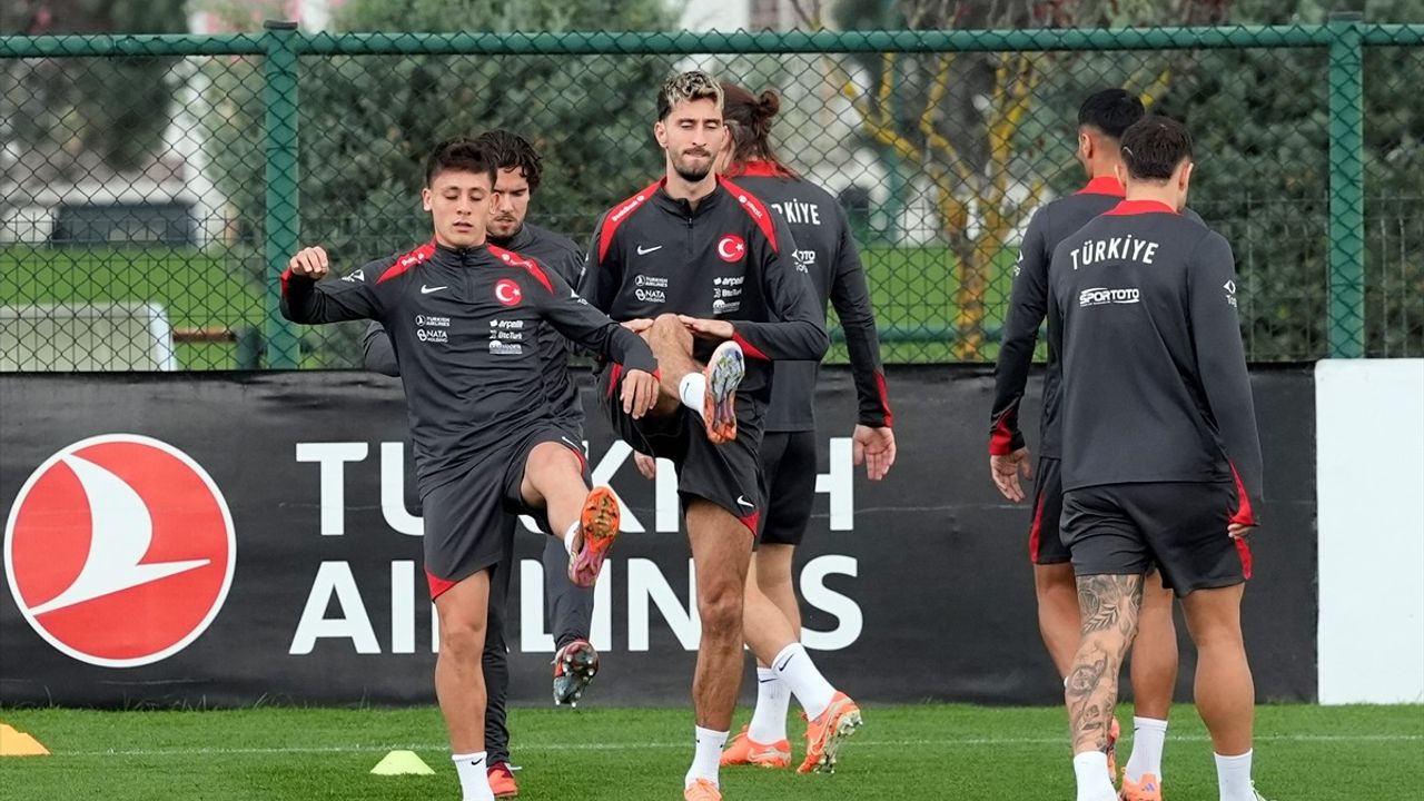 A Milli Takım, Kocaeli'de Gürcistan Maçı Hazırlıklarını Tamamladı