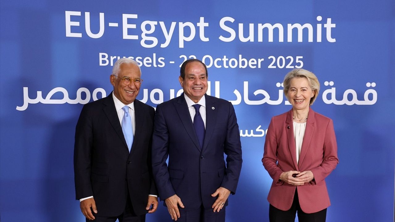 AB ile Mısır'ın İlk Zirvesi Brüksel'de Başladı