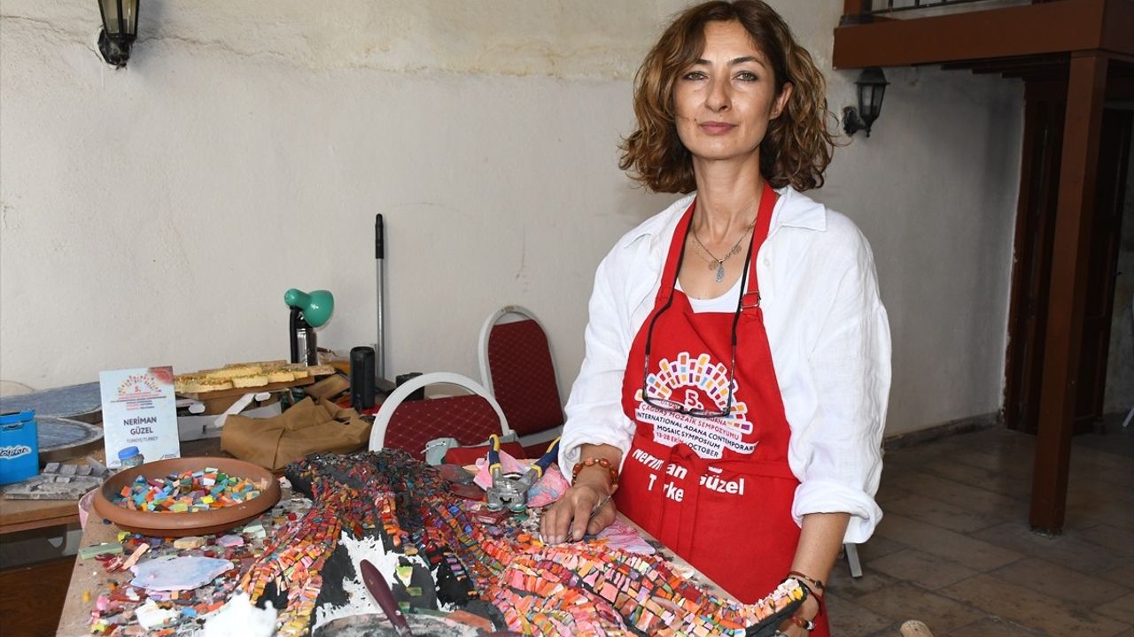 Adana'da 'Özgürlük Yolu' Temalı 5. Uluslararası Çağdaş Mozaik Sempozyumu