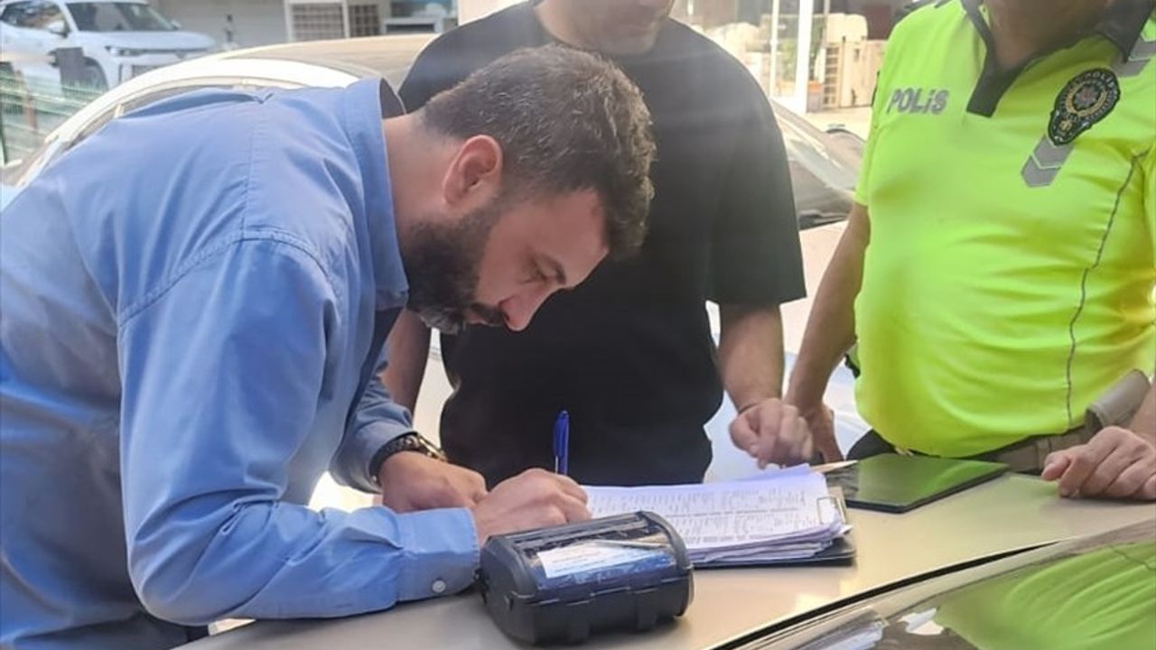 Adana'da ters yönde giden sürücüye 46 bin 621 lira ceza