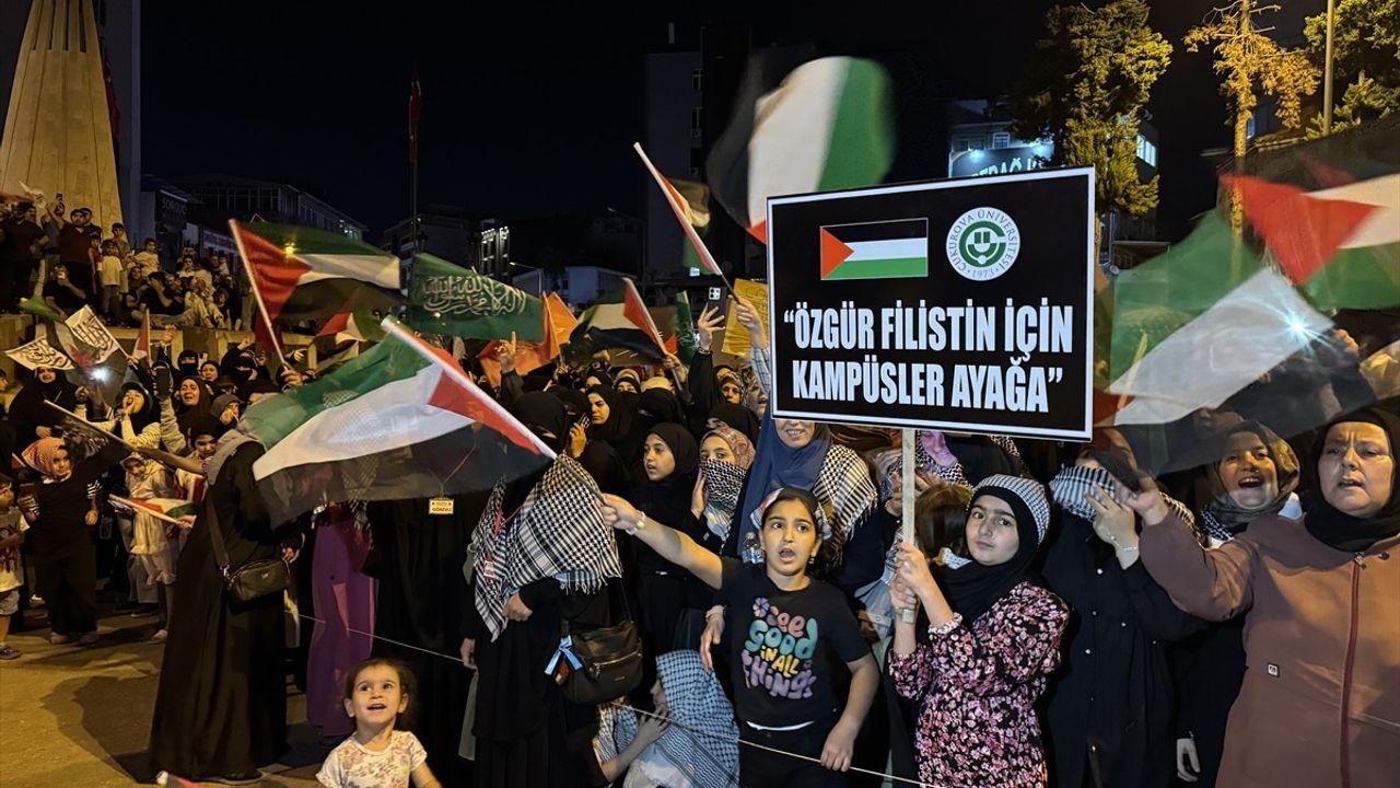 Adana ve Hatay'da Küresel Sumud Filosu'na Saldırı Protestosu