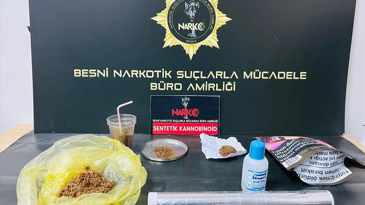 Adıyaman Besni'de uyuşturucu operasyonu: 3 şüpheli tutuklandı