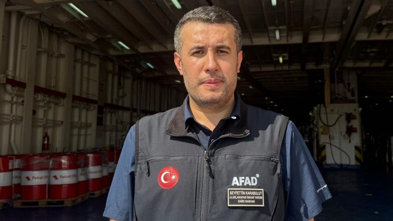 AFAD: 17. İyilik Gemisi Gazze'ye 900 Ton Yardımla Ulaştı