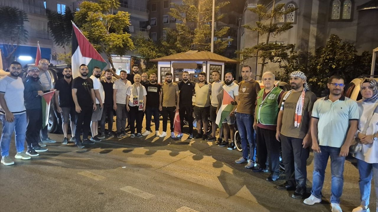 Alanya'da İHH'nin 'Gazze'ye Destek' Off-Road Konvoyu