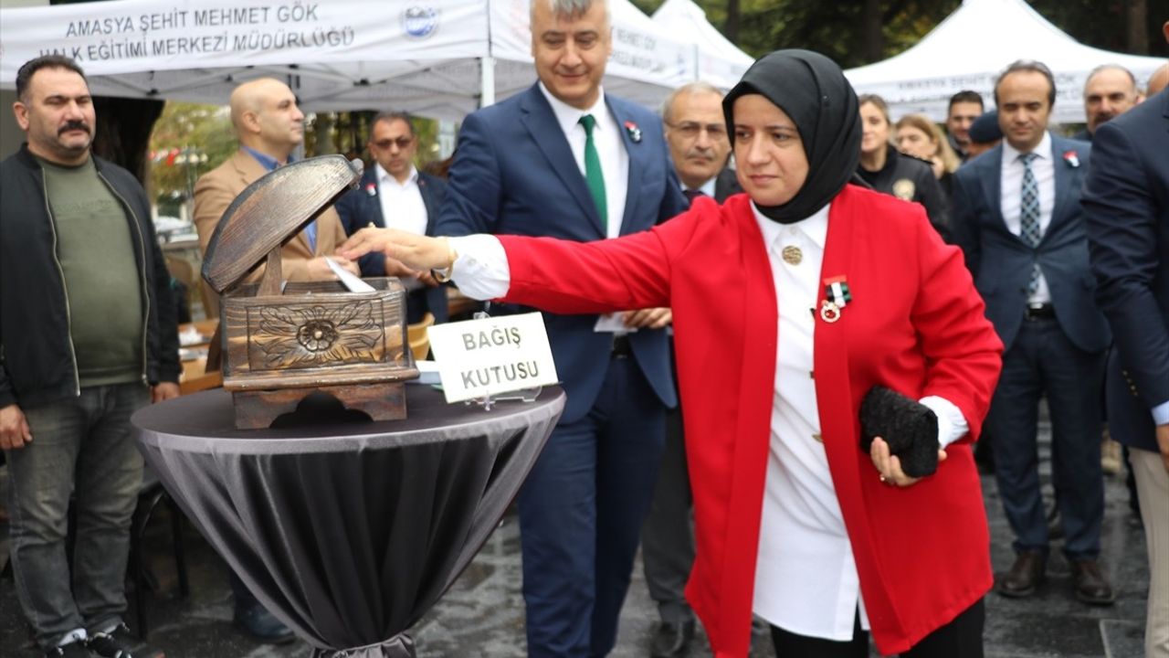 Amasya'da 'Bir Tabak, Bir Bağış' ile Filistin'e Destek