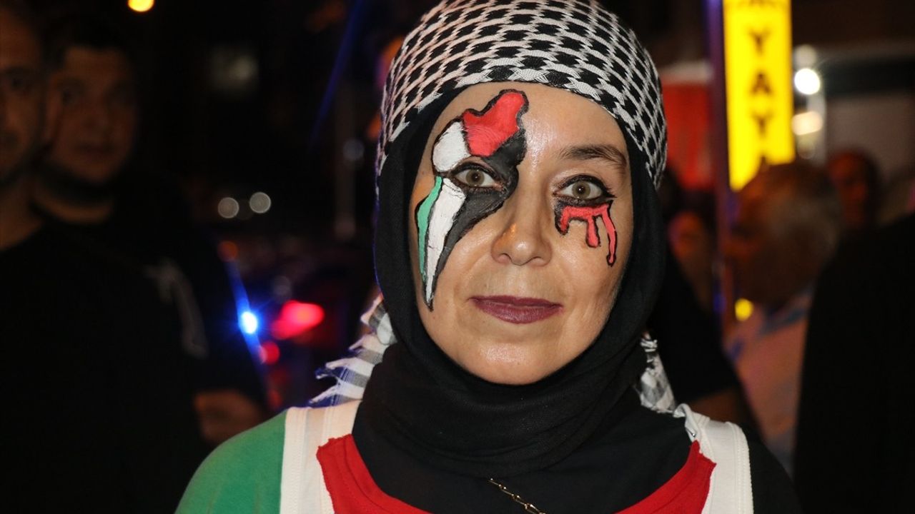 Amasya'da Gazze Protestosu: İsrail'in Saldırıları Yürüyüşle Kınandı