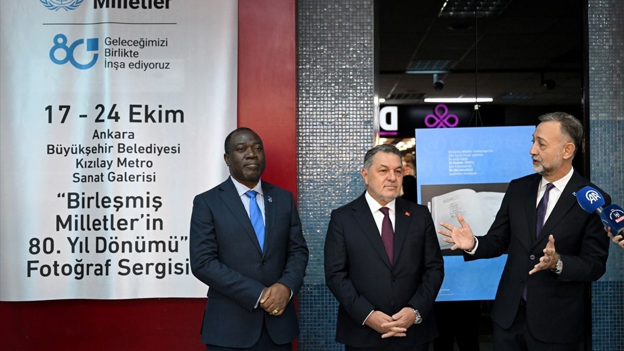Ankara'da BM 80. Yıl Dönümü Fotoğraf Sergisi Açıldı