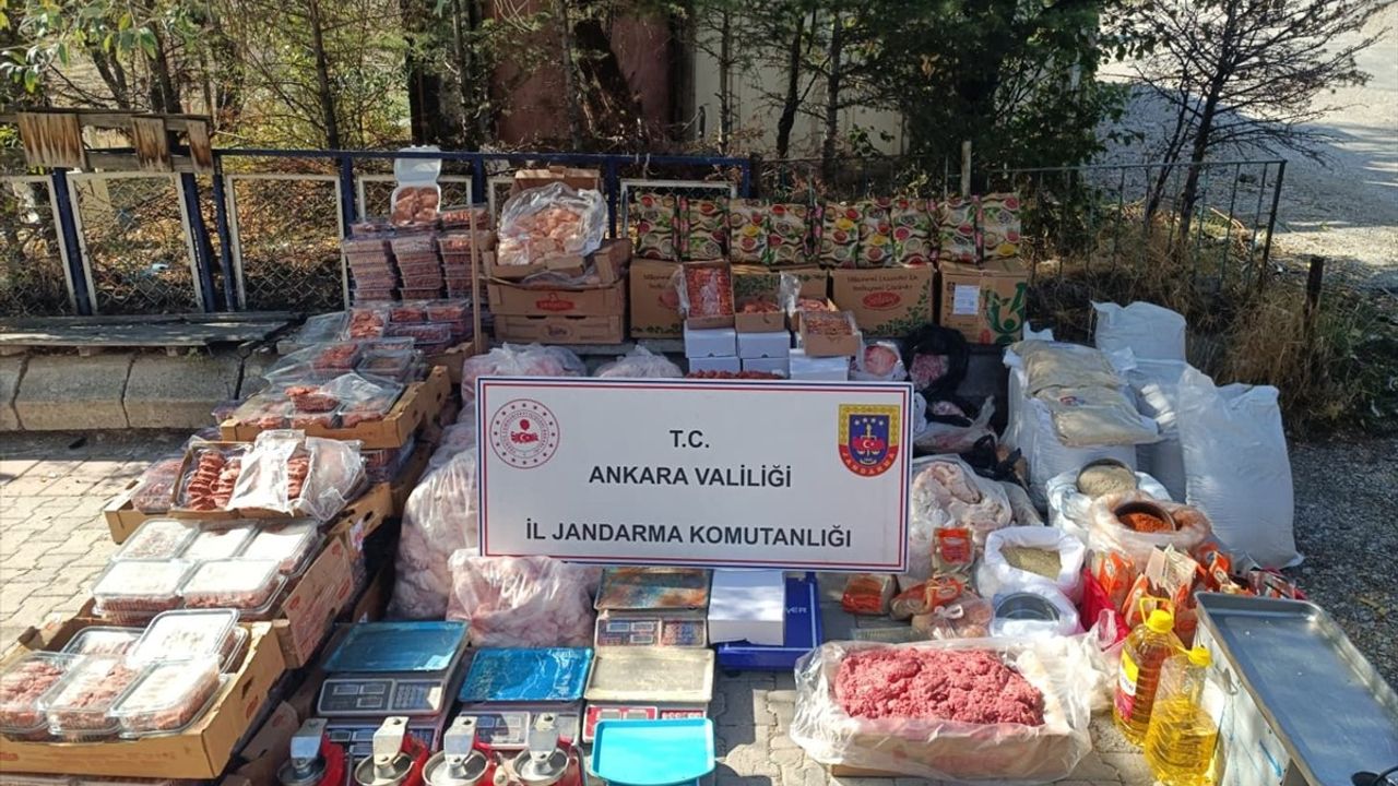 Ankara Yenimahalle'de 1 ton 200 kilogram bozuk et ele geçirildi