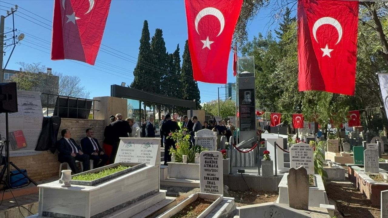 Antalya'da Yüzbaşı Mustafa Ertuğrul Aker'in Anıt Mezarı Açıldı