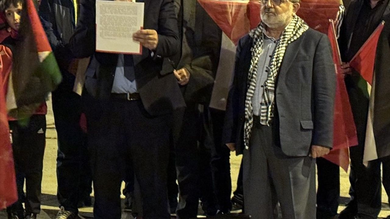 Ardahan'da Küresel Sumud Filosu'na Destek Konvoyu