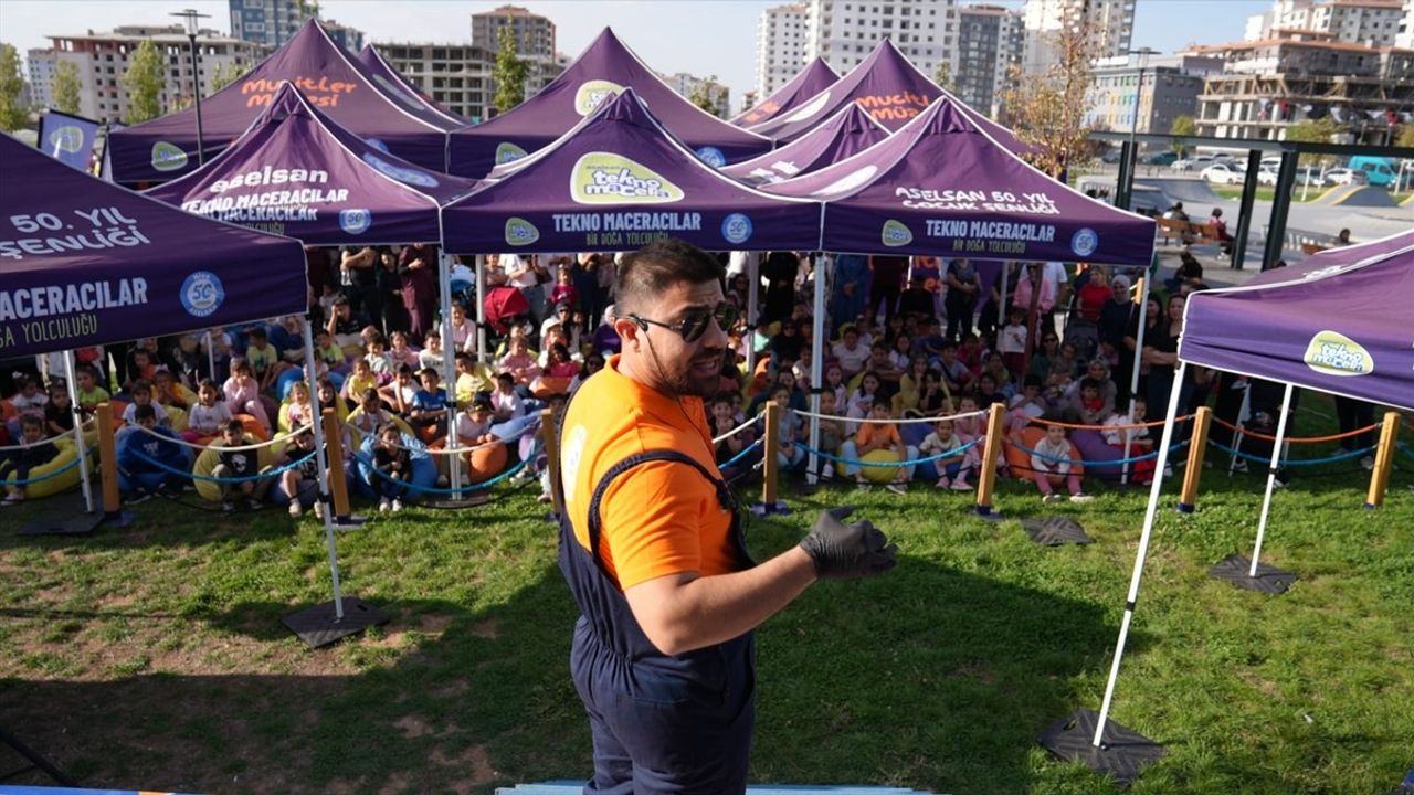 ASELSAN Tekno Macera Tırı Malatya'da — 50. Yıl Çocuk Şenliği'nde Teknoloji Şöleni