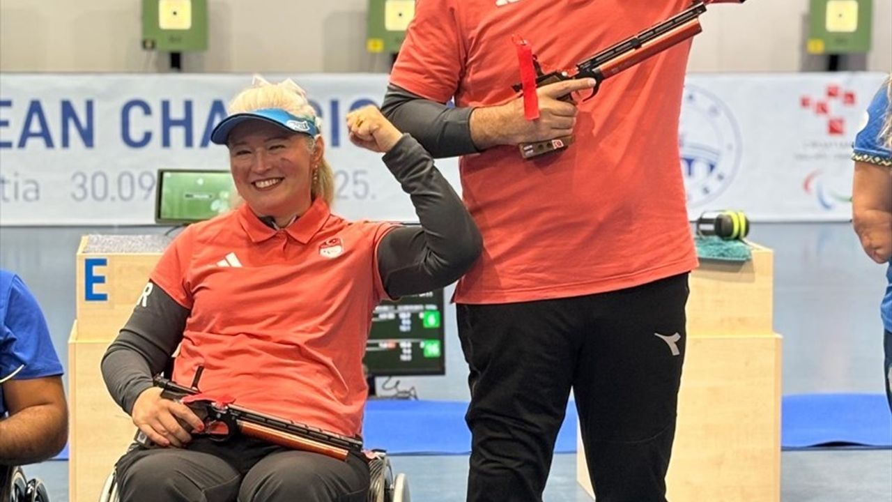 Aysel Özgan ve Murat Oğuz Avrupa Şampiyonu: Para Atıcılıkta Altın