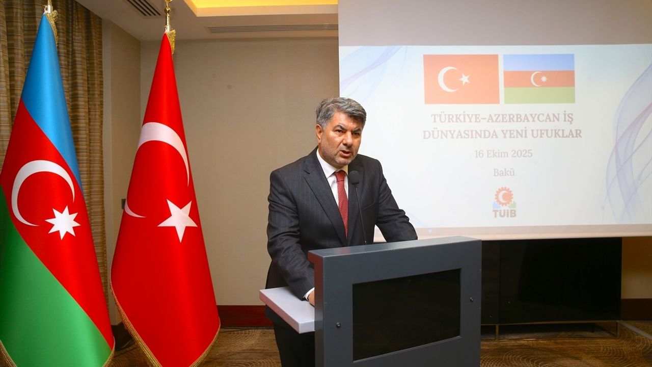 Bakü'de 'Türkiye-Azerbaycan İş Dünyasında Yeni Ufuklar' Etkinliği