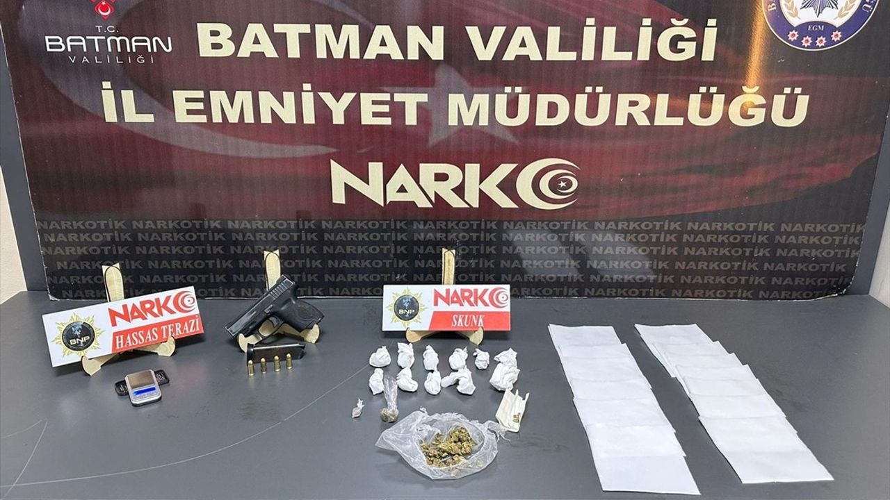Batman'da uyuşturucu operasyonunda 2 şüpheli tutuklandı