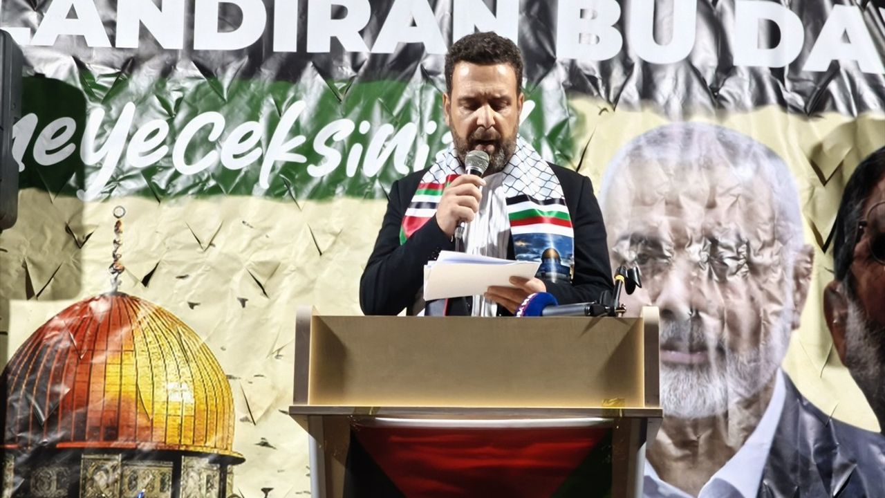 Bingöl'de Gazze Protestosu: İsrail'e Tepki Yürüyüşü