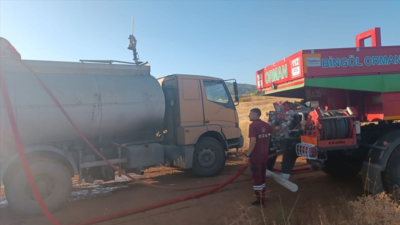Bingöl Genç'te Orman Yangını Kontrol Altına Alındı