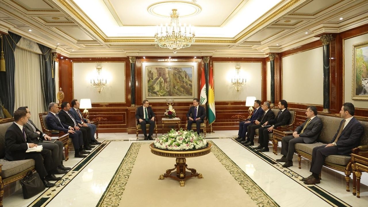 Büyükelçi İnan, IKBY Liderleri Neçirvan ve Mesrur Barzani ile Görüştü