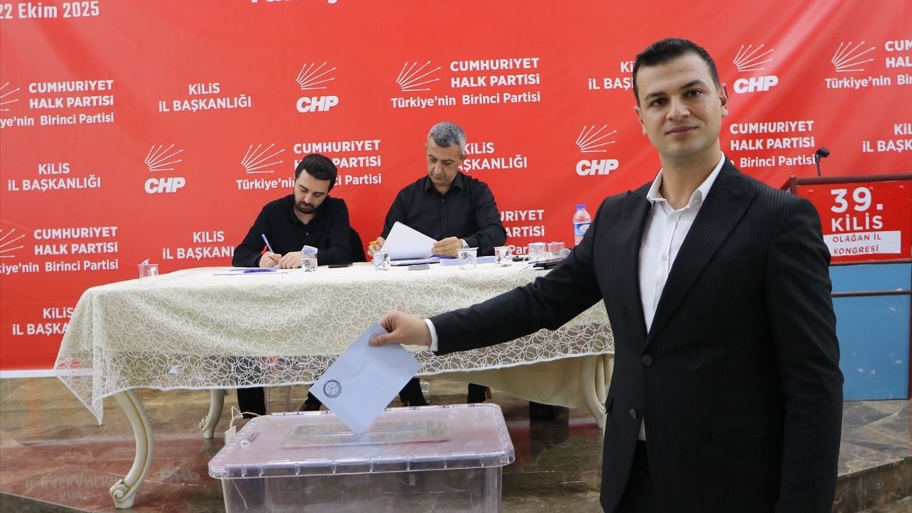 CHP Kilis 39. Olağan İl Kongresi: Umut Mehmet Sapan İl Başkanı Seçildi