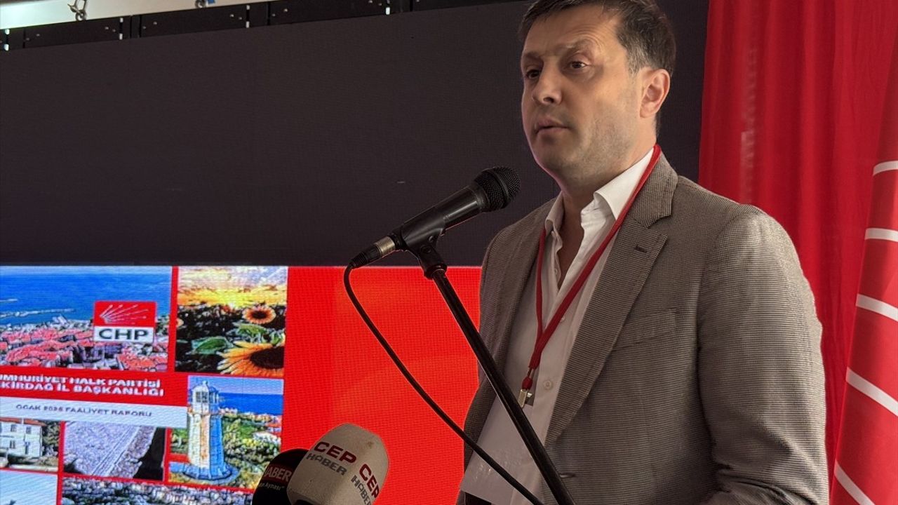 CHP Tekirdağ İl Başkanlığı'na Cenk Boduç Seçildi