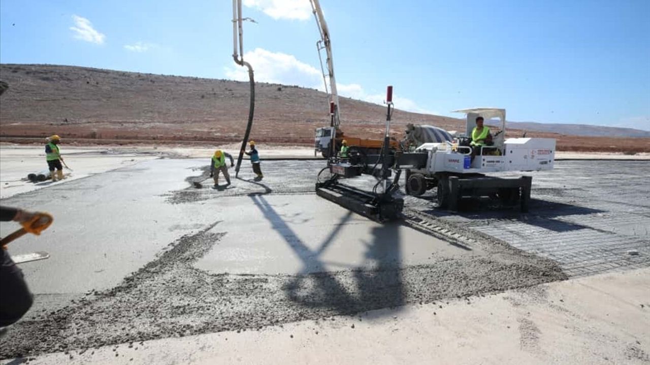 Cilvegözü'ne 500 Tır Kapasiteli Park ve Lojistik Köy İnşaatı Sürüyor