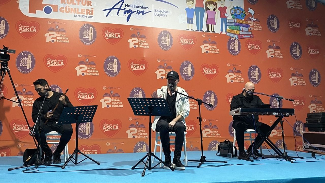 Çorum'da 12. Kitap Kültür Günleri Devam Ediyor