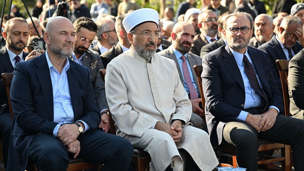 Diyanet İşleri Başkanı Arpaguş, Eyüpsultan'da Cennet Kur'an Kursu'nun Açılışına Katıldı