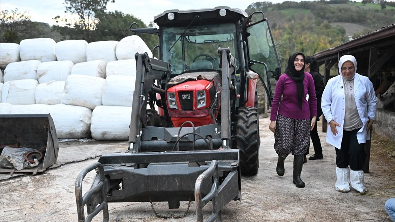 Düzce'de Kadın Girişimci Devlet Desteğiyle 80'den Fazla Hayvanla Çiftlik Kurdu