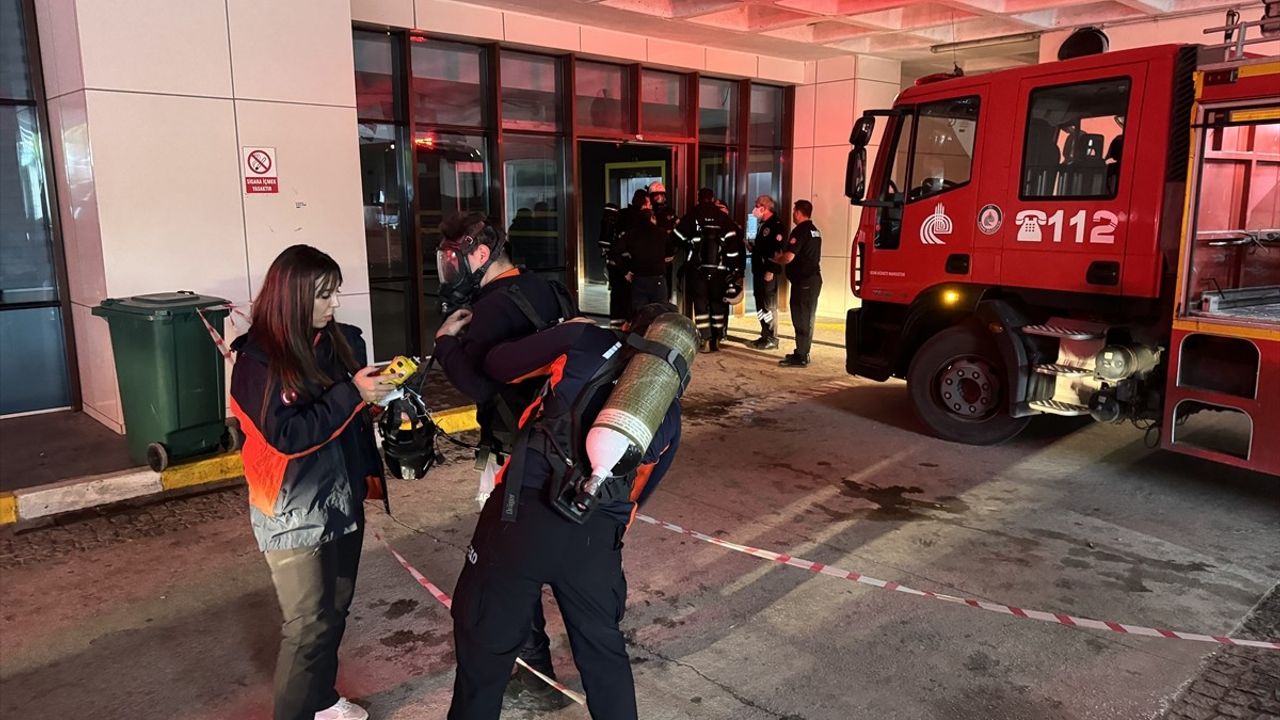 Edirne Sultan 1. Murat Hastanesinde Kısa Devre Kaynaklı Yangın