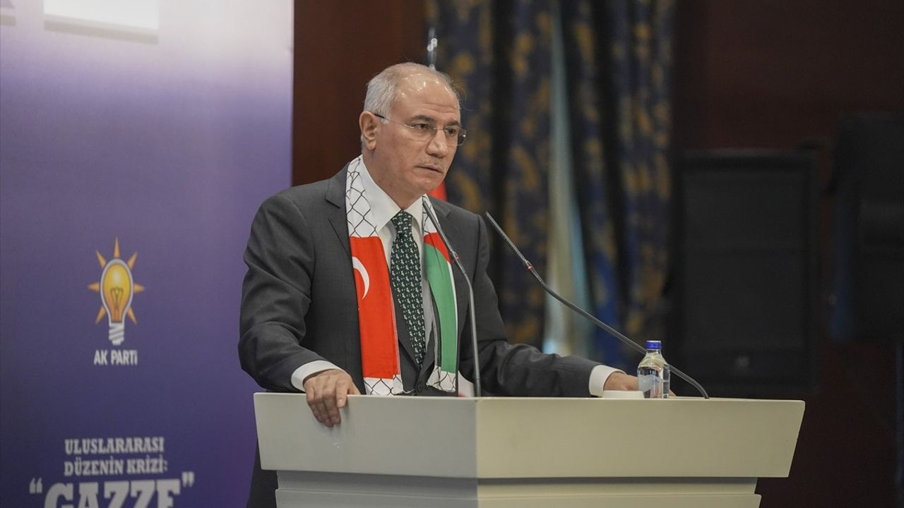 Efkan Ala: "Gazze'nin sesi Recep Tayyip Erdoğan'dır"