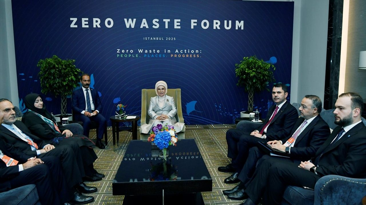 Emine Erdoğan Shina Ansari ile Görüştü: Uluslararası Sıfır Atık Forumu'nda İşbirliği Vurgusu