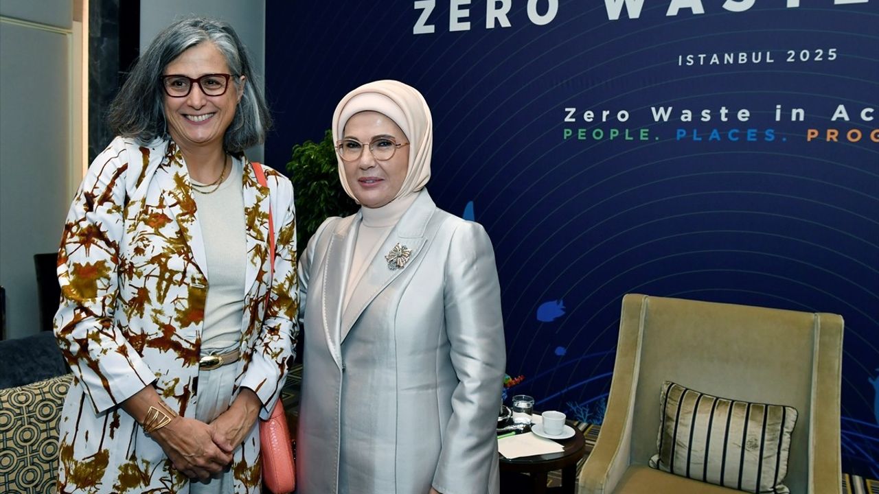 Emine Erdoğan ve BM-Habitat Direktörü Rossbach Gazze ve Sıfır Atık Ofisini Görüştü